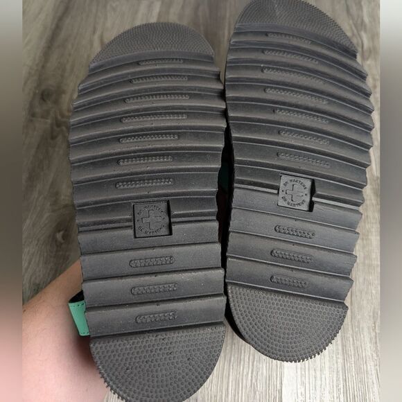 Dr. Martens Blaire aqua mint leather fisherman strappy platform lug sandals 8 - Picture 8 of 8